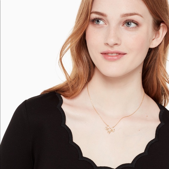 Kate Spade ♠️NWT Zodiac Cancer/Crab Charm Necklace - Picture 5 of 7